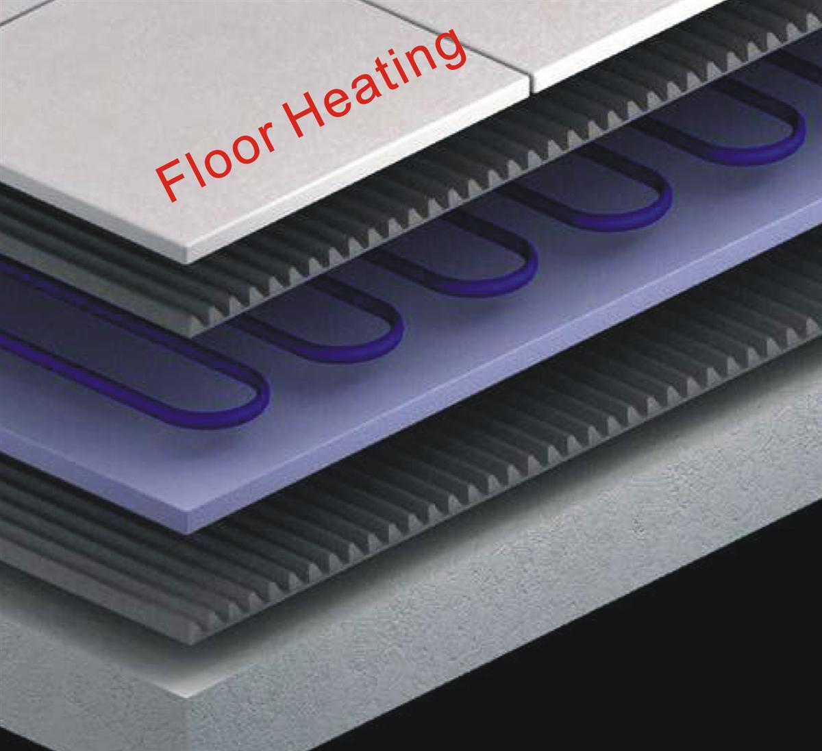 地暖工程 floor heating